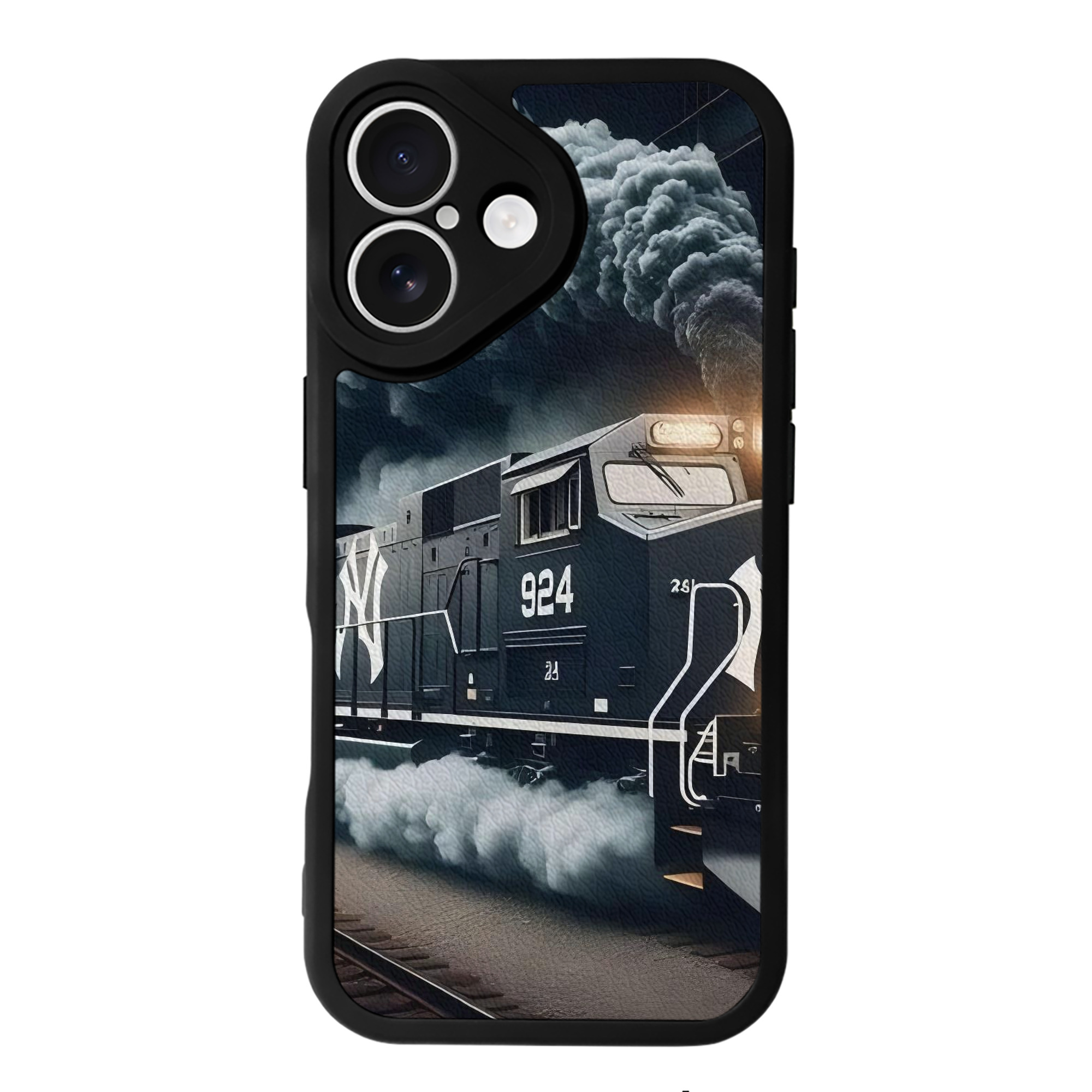 New York Yankees 257 IPhone 16 Silicone Leather Case – UV Print, Lambskin Texture – Perfect Fit, Wireless Charging Compatible, Scratch Resistant, Precise Cutouts – Stylish Protection For IPhone 16